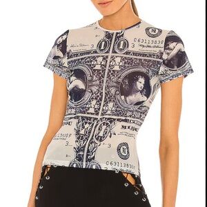 Miaou Money Mesh tee